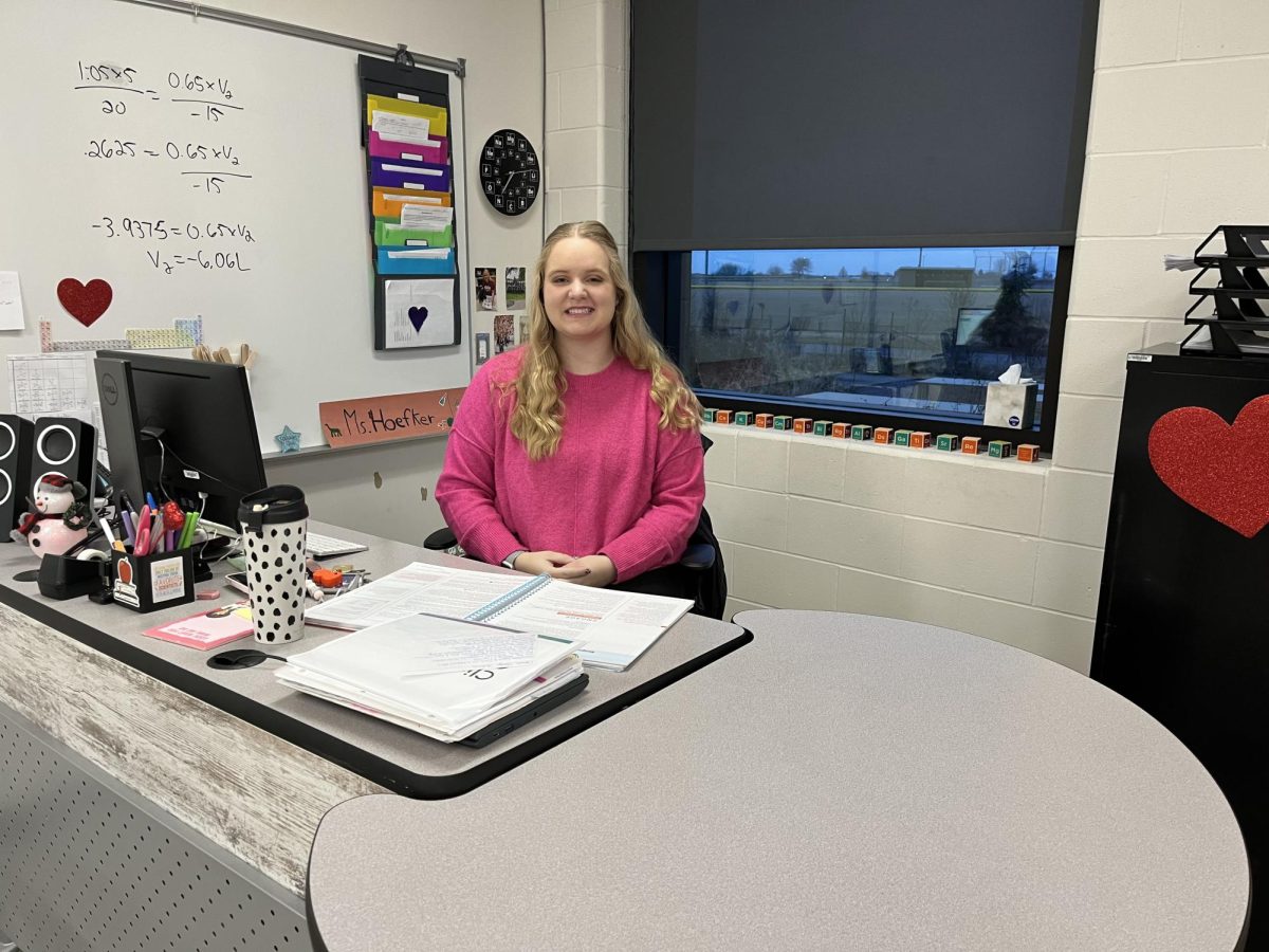 Ms. Hoefker, rocking the pink vibes