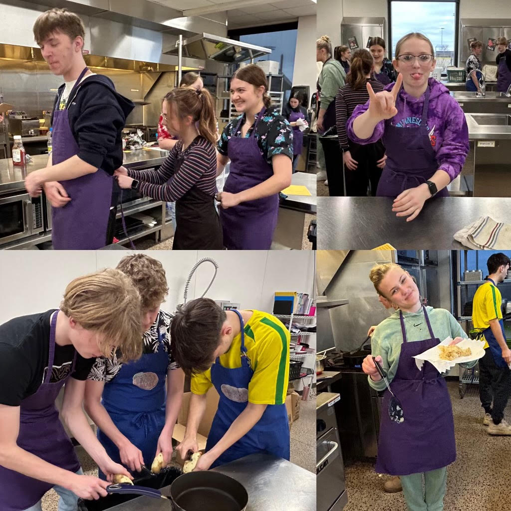 (top left) - Senior Chase Seifert, Miranda Deters, and Sophomore Aubrey Blackstad
(top right) -  Freshman Joleigh Engel 
(bottom left) - Senior Jakob Geiss, Junior Brooks Miner, and Senior Francisco Cicarini Neto Lavalle
(bottom right) -  Senior Gracie Linbo 