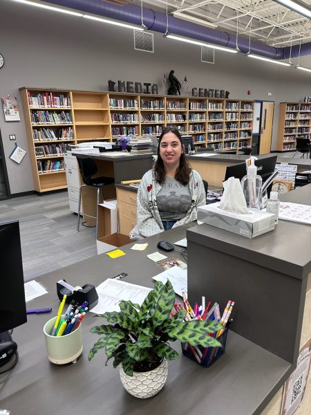 Ms. Formica has been busy creating a welcoming environment in the media center.