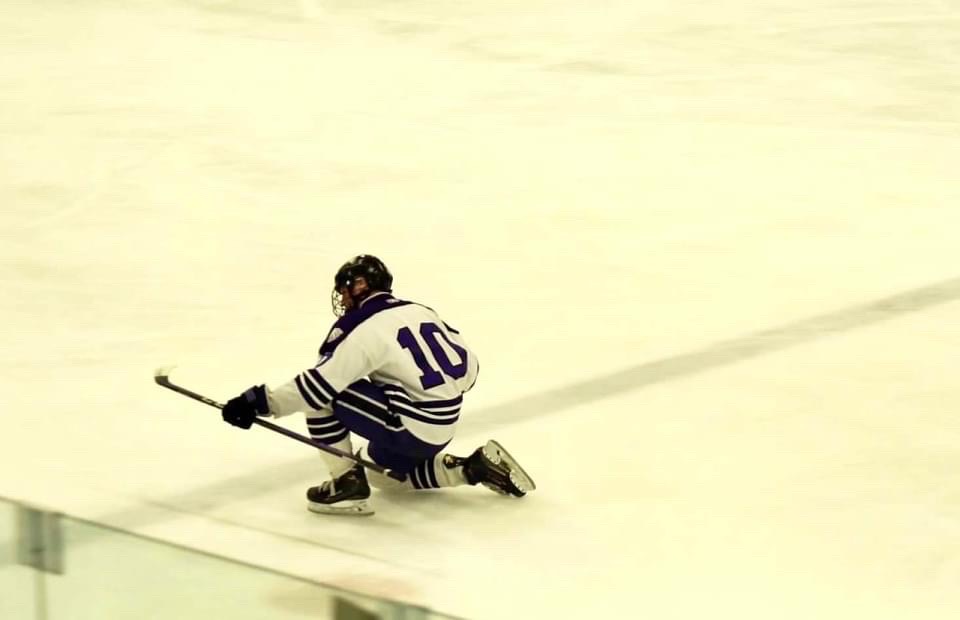 Ian Brudelie after scoring a goal.