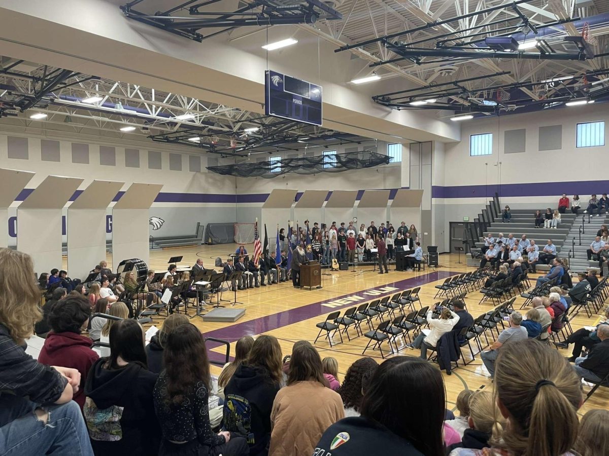 NUHS honors Veterans at school assembly