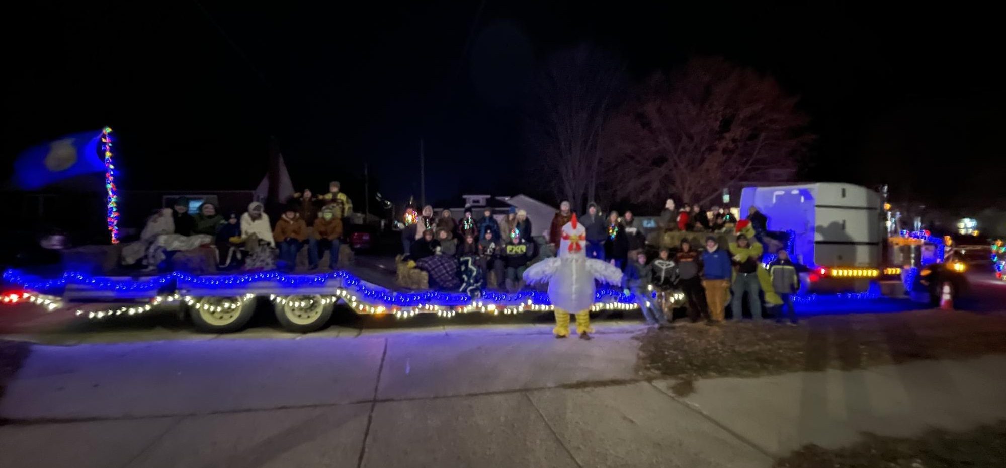 FFA Members gather for the annual Parade of Lights.