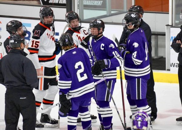 Left to right: Brecken Neuman, Ian Brudelie, and Brody Wenner