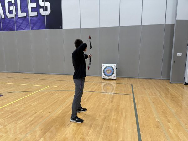 The Lifetime Activities class spent the week learning archery, starting with the basics and gradually improving their skills. By the end of the week, the students accuracy had noticeably improved, showing off their progress. Everyone gained a new skill and learned how to score their shots.