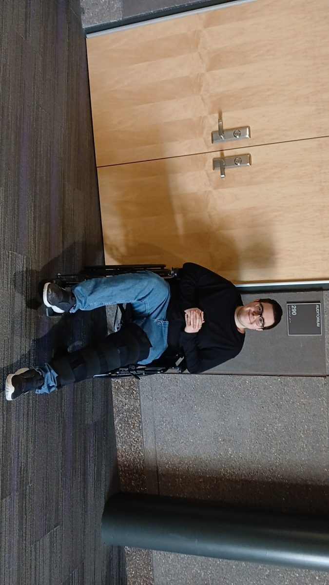 Dominick Christensen, a Senior at NUHS, adapting to his new changes