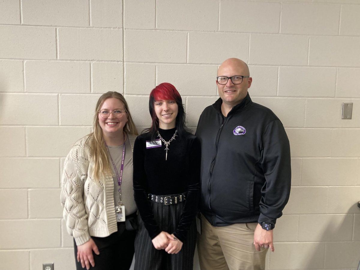 Left to Right Ms. Novacek, Ms. Bazinet, Mr. Nessler