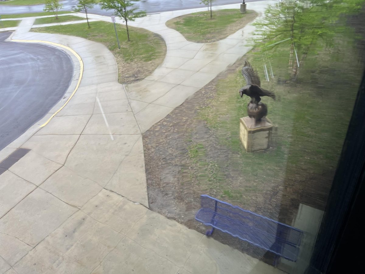 Front of the New Ulm High School