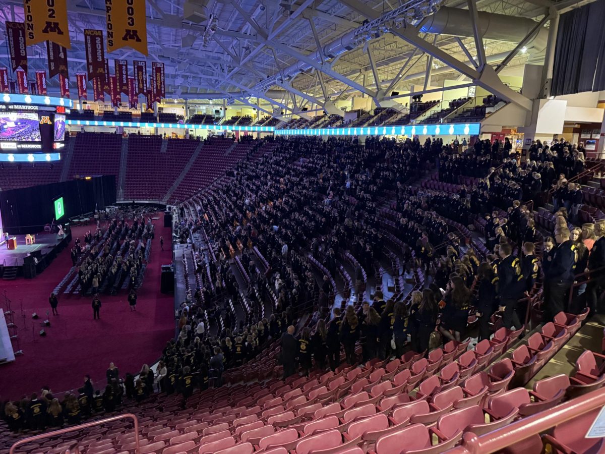 FFA Members gather for the last session of the 96th FFA State Convention.