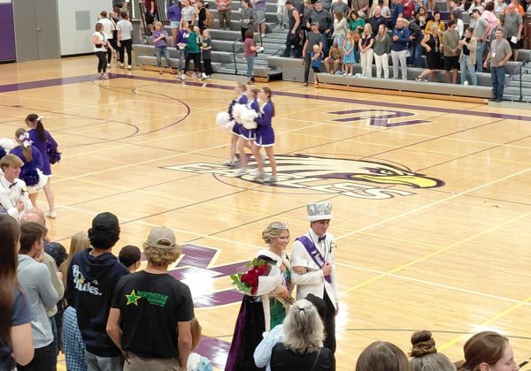 Our 2025 Homecoming Queen Lauren Schmiesing and King Daniel Brownfield
