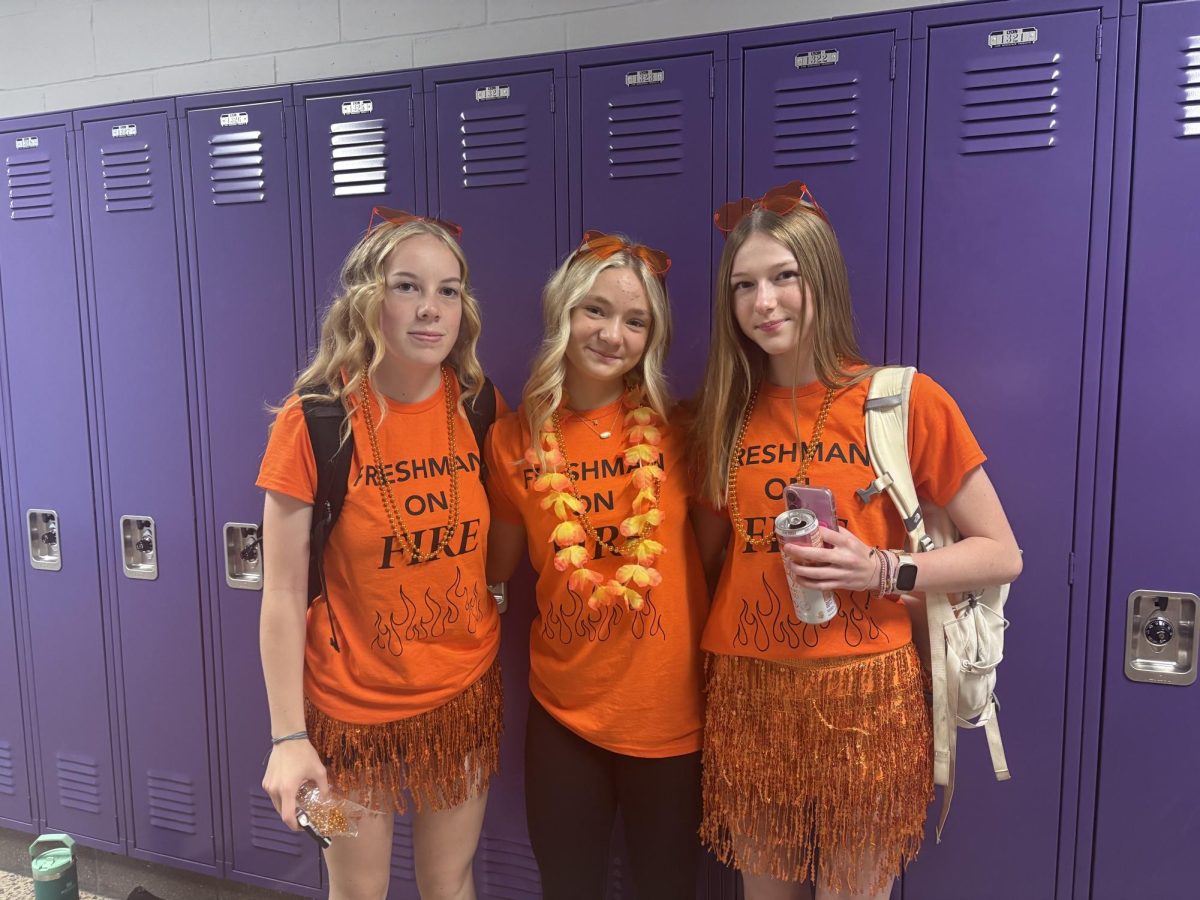 From the left, Kenna Kons, Keira McCabe,  and Ava Hutchens.