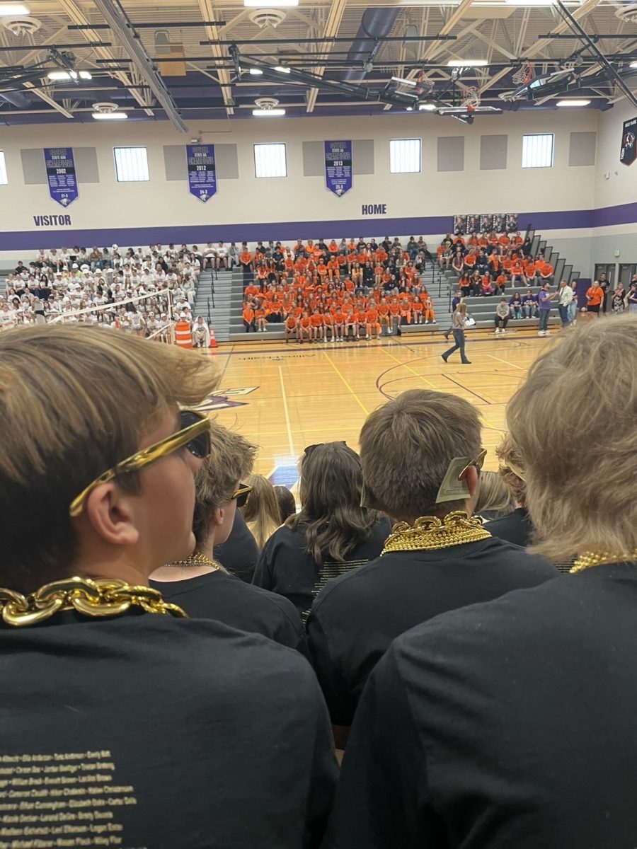 The freshmen section looking ready for their first BOTC day