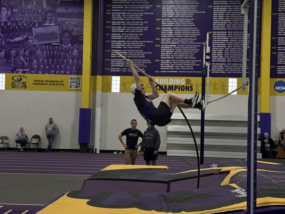 Josh Gordon pole vaulting