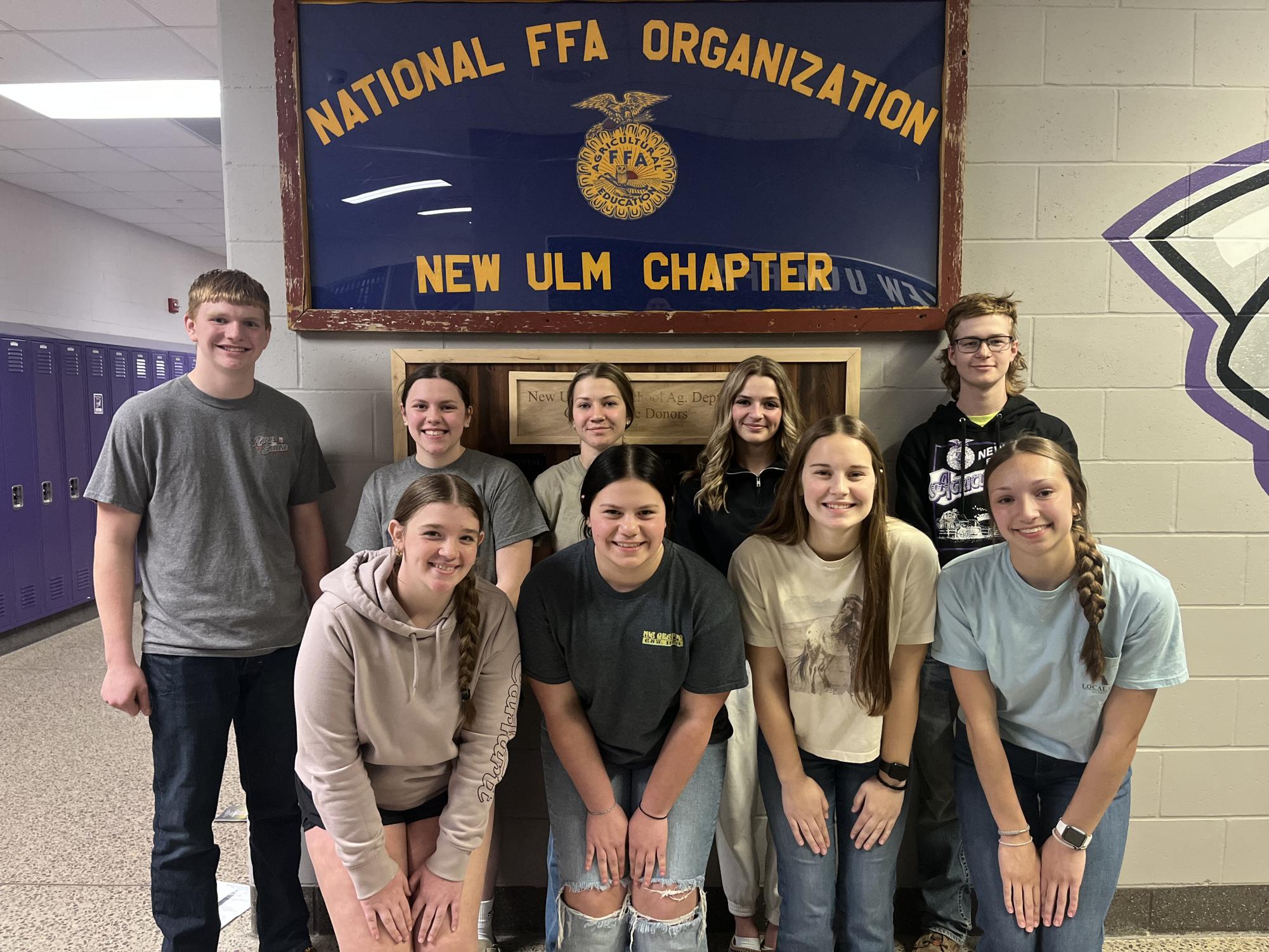 L-R Back row (Alex Schroder, Claire Beranek, Violet Beranek, Blaire Aschenbrenner, Grayson Fowler)
L-R Front Row (Natalia Frederickson, Marah Schwab, Ava Nachreiner, Karli Schwab)
Not pictured: Kate Schmidt