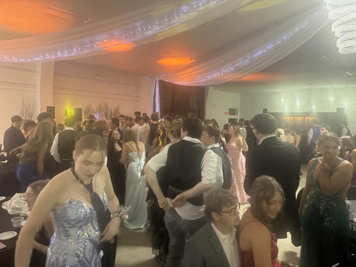 Students rocking it on the dance floor at Prom