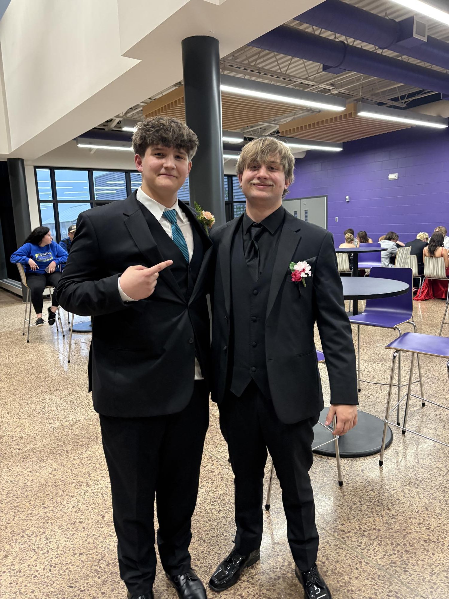 Junior Riley Degre and Senior Teric Anderson