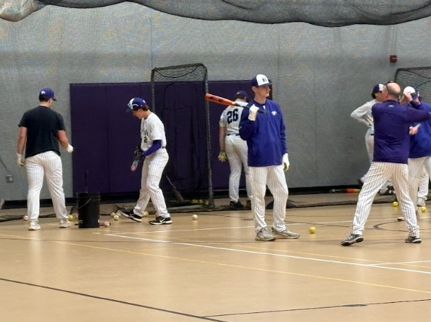 New Ulm JV warms up before their game.